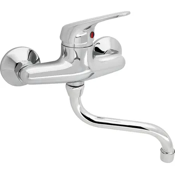 Vodovodní baterie Slovarm - TA.4010.A15-150 - Baterie dřezová nástěnná, ramínko kulaté Ø 18 mm, L 150 mm, rozteč 150 mm - 480303