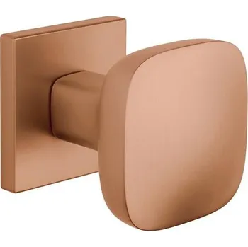 Dveřní kování AS - MADLO QUERCA - HR 7S bez spodní rozety, madlo pevné ks CUM PVD - Měď matná PVD