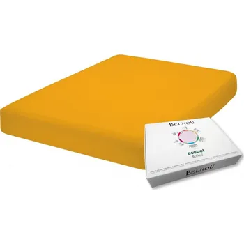 Chránič matrace Nepropustné hyperprodyšné prostěradlo BelnoU ECOBEL 90x200 cm - oranžová