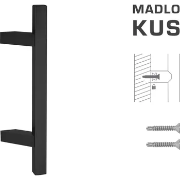 FT - MADLO kód K31Z 25x25 mm ST ks 25x25 mm, 600 mm, 800 mm BS - Černá matná