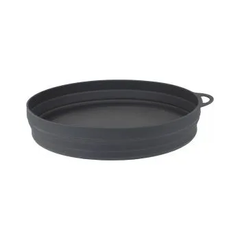 Kempingové nádobí Lifeventure Ellipse Flexi Plate graphite Šedá miska