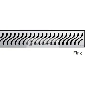ACO Showerdrain E Rošt Flag 1000 mm, nerez, 0153.73.72