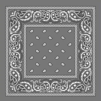 Šátek Blingstar Bandana šátek - Grey / Šedá - 55 x 55 cm - B201