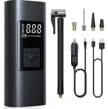 Kompresor Recenze Aku přenosný kompresor s powerbankou 6000 mA