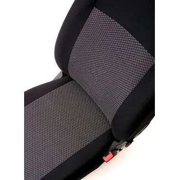 Potah sedadla BP autopotahy Autopotahy Renault Clio III Combi (2007 - 2012) - Exclusive Quality - černo / bílé