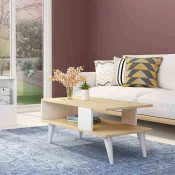 Konferenční stolek ASIR Konferenční stolek AYCA dub sapphire bílý