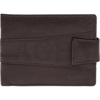 Peněženka Lagen pánská peněženka kožená V-98/E - hnědá - BRN