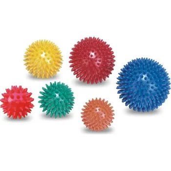 Míč masážní ježek pr.10cm -modrý