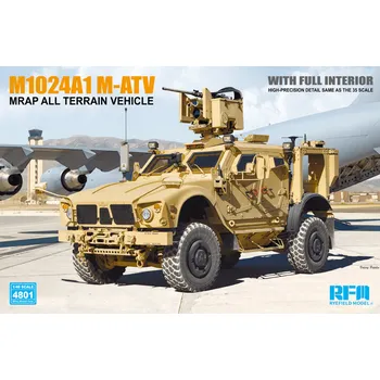 Plastikový model Ryefield model 1/48 U.S MRAP All Terrain Vehicle M1240A1 M-ATV