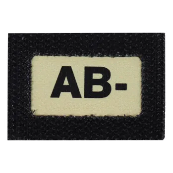 Fenix Protector Velcro nášivka GLIND TAPE krevní skupina - více druhů KREVNÍ SKUPINY: AB-