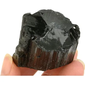 Přírodní kámen Černý turmalín skoryl krystal (Madagaskar) 82g