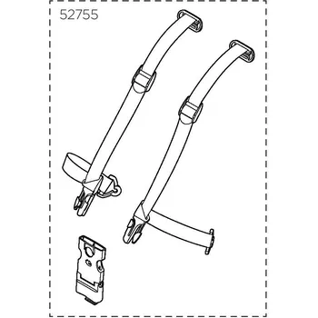 cyklosedačka Postroj Thule 52755 (Yepp)