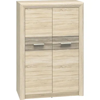 Policová skříň Nábytek PEGAS s.r.o. Komoda CASTEL 05, Sonoma světlá/Sonoma Trufla