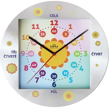 Hodiny MPM Dětské kovové hodiny s pestrou paletou barevných motivů MPM Explore - B E01.4354.71.B