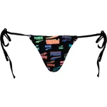Dámské plavky PUMA SWIM WOMEN SIDE TIE TANGA STRING 1P 938066-01 BLACK XL