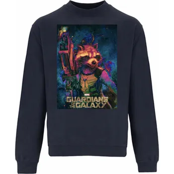 Pánský bomber Mikina Rocket Raccoon / Strážci Galaxie Barva: Námořnická modrá/Navy, Velikost: S