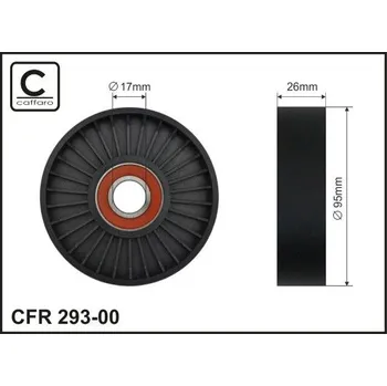 Napínací kladka, žebrovaný klínový řemen CAFFARO 293-00