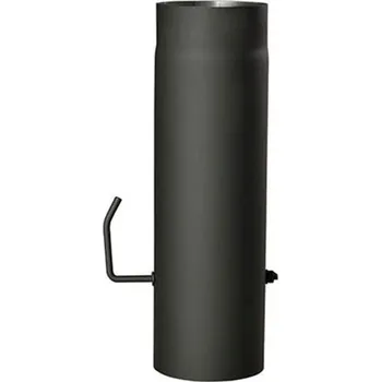 Kouřovod Kouřovod - roura s klapkou 125 x 500 x 1,5 mm