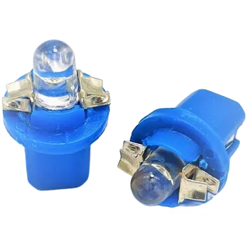 Povinná bezpečnostní výbava Sada LED žárovek do palubní desky, modrá barva, patice B8,5D, 2ks