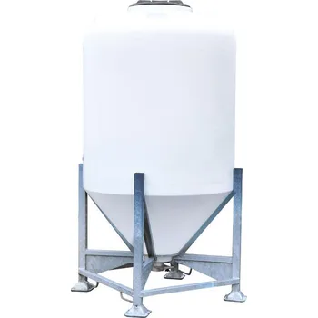 box na krmivo Zásobník na krmivo, peletky, granule, malé silo na obilí La GÉE 1500 l včetně konstrukce