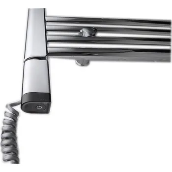 Radiátor SAPHO ONE D topná tyč s termostatem, 600 W, levá, chrom