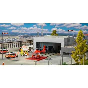Modelová železnice FALLER 130158 H0 Stavebnice - letecká záchranná stanice s pohybem FA130158