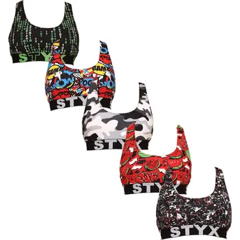 Podprsenka 5PACK dámská podprsenka Styx sport art vícebarevná (5IP8502379) S Možnost vrácení zboží ZDARMA do 120 dnů!