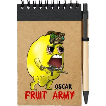 Sešit Poznámkový blok Oscar - Fruit army