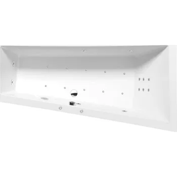 Vana Polysan ANDRA R HYDRO-AIR hydromasážní vana, 170x90x45cm, bílá