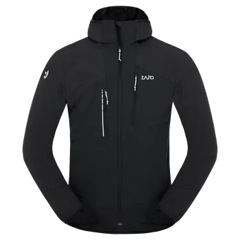 Pánská softshellová bunda Zajo Meran M Jacket Objevuj přírodu a vzepři se větru v lehké a odolné bundě Meran - Meran M Jacket pánské Černá M