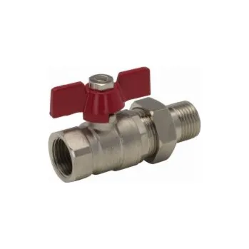 Ventil Arco Dvoucestný kulový ventil Sena GW GZ 1 s polovičním připojením a motýlkem 154105