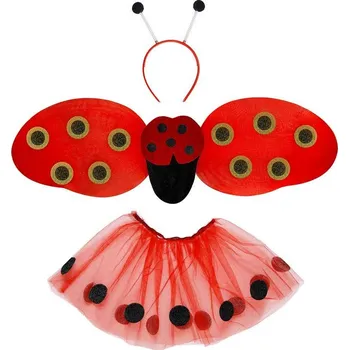 Karnevalový kostým Sada na berušku - sukně, křídla a tykadla