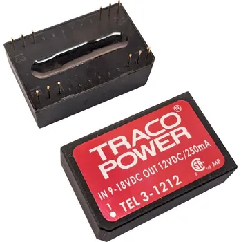 Měnič napětí Menič napětí DC/DC, 3W, U vst: 9-18V; U výst: 12VDC, I výst: 250mA