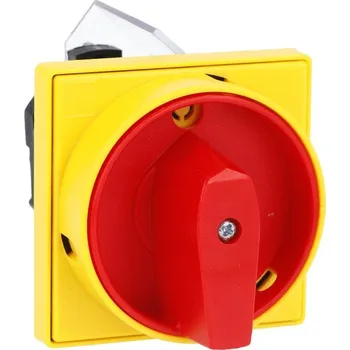 vypínač vypínač GN1210U25 Lovato, vestavný, 0-1, žluto-červená klička