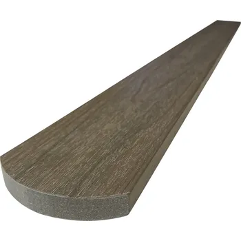 Plotovka Efios Dřevoplus Profi půlkulatá 15 x 80 x 1000 mm teak