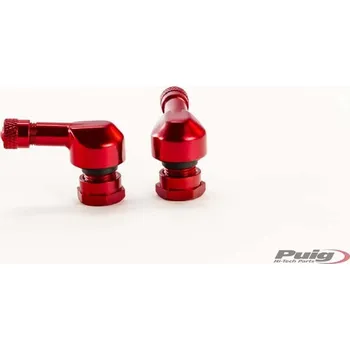 Duše na kolo Barevné ventilky 11mm pro bezdušové pneumatiky Červená (R)