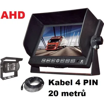 Kamera do auta AUTIO Profi kamerový systém AHD 1080P 7" pro kamiony 12/24V - 20m kabel