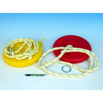 Hra na zahradu Houpačka Jojo kruh na zavěšení průměr 27cm oranžová