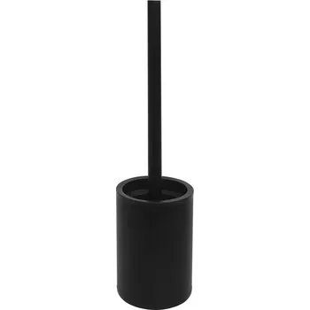 SAPHO X-ROUND BLACK WC štětka na postavení, černá mat
