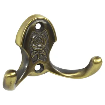 Věšák DOMINO Šatní věšák růže M75 antyk