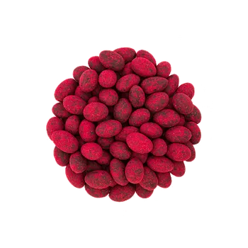 Mandle v hořké čokoládě s malinami váha 3kg