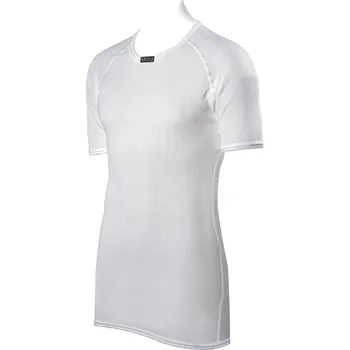 Cyklistické oblečení Pánské funkční triko BRYNJE SUPER MICRO bílé