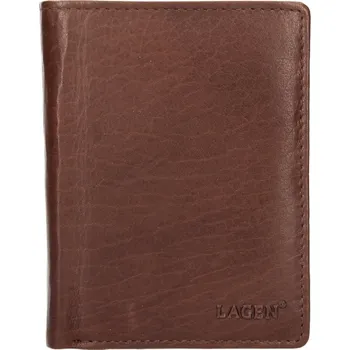 Peněženka Lagen pánská peněženka kožená 6538 - tmavě hnědá - D.BRN