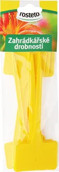Rosteto Jmenovka zapichovací rovná 15 x 5,5 x 3,5 cm 10 ks žlutá