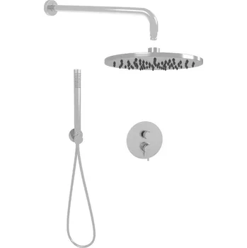 Sprchový set Sprchový systém Paffoni Light včetně podomítkového tělesa nerez SIKOBPPSET2ST