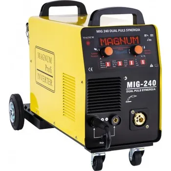 Svářečka Svářecí invertor MIG | Magnum MIG 240 DUAL PULS SYN | 200A /60% | hořák MB24 /3m + kabely