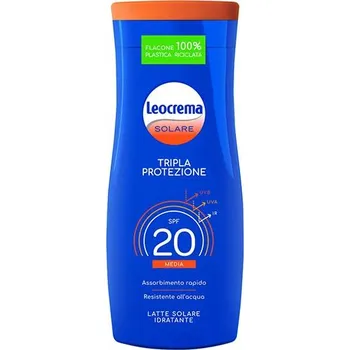Přípravek na opalování Leocrema Solare Tripla Protezione SPF 20 opalovací mléko 200 ml