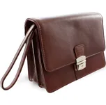 Hnědá pánská kožená dokladová etue 611-2411-40 + doprava zdarma