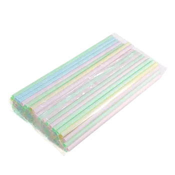 EcoPack Papírové brčko Jumbo 8/250 mm MIX barev ideal pack® bal/100 ks