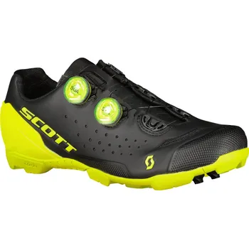 Cyklistické kalhoty Cyklistické tretry Scott Shoe Mtb Rc Matt Black/Sulphur Yellow